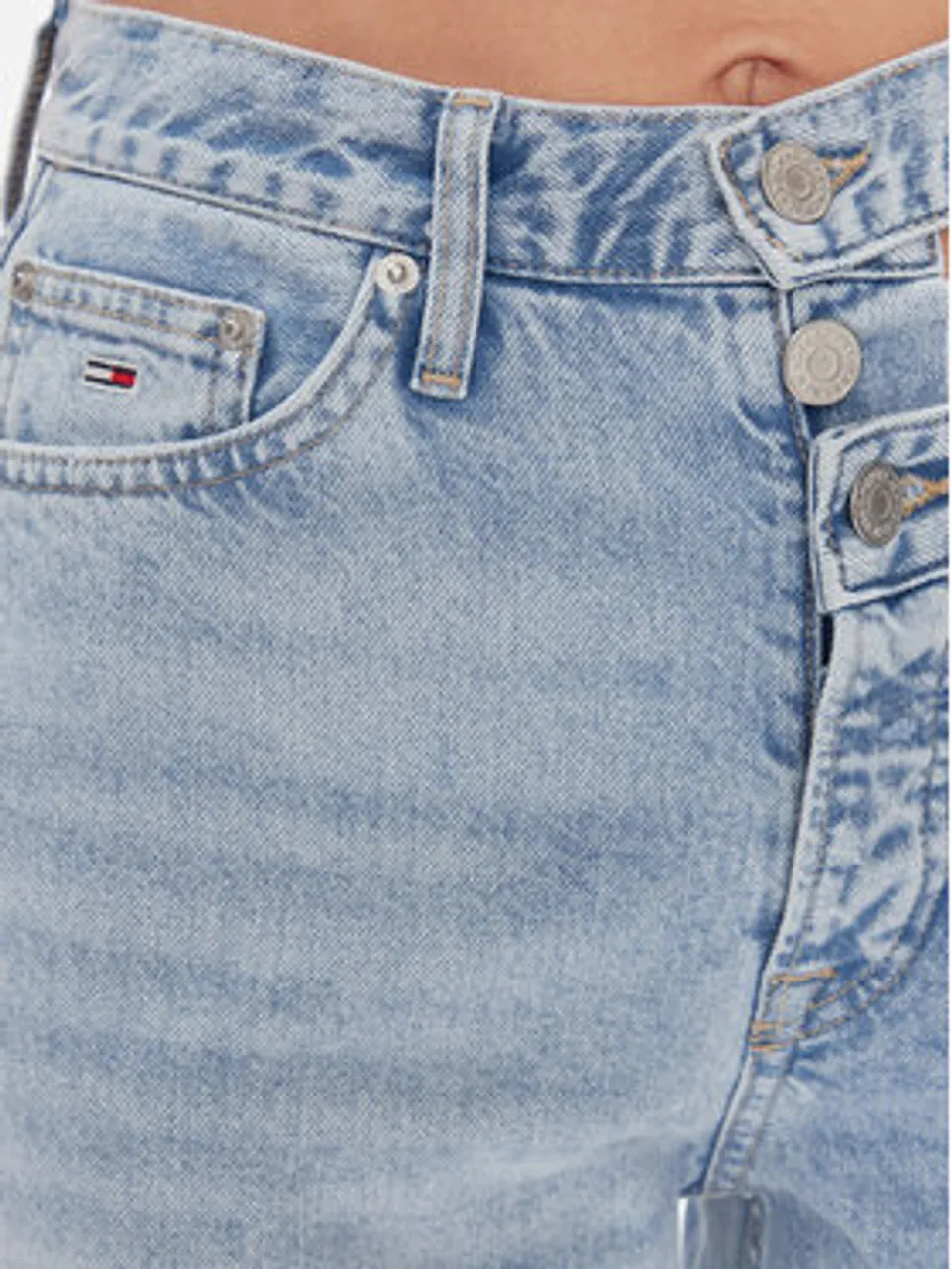 Tommy Jeans Jeans Julie Cut Out Wb Uh Str Ah7011 DW0DW17172 Blau Straight Fit