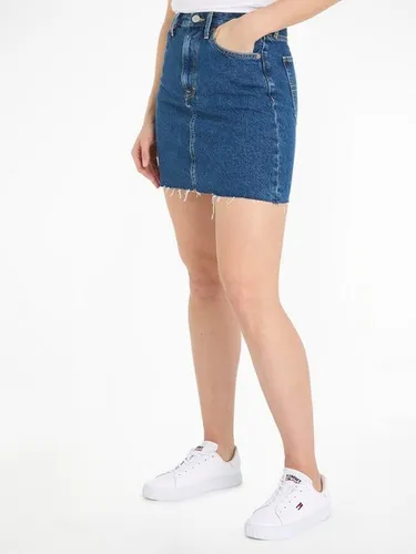 Tommy Jeans Jeansrock MOM UH SKIRT AH4035 mit Logostickerei