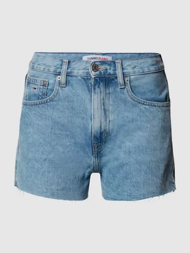 Tommy Jeans Jeansshorts mit Label-Patch in Jeansblau