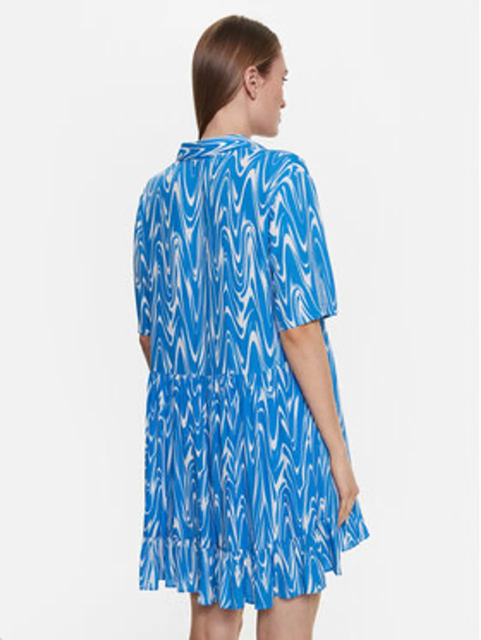Tommy Hilfiger Tommy Jeans Kleid für den Alltag Psychodelic DW0DW15176 Blau  Regular Fit - Preise vergleichen