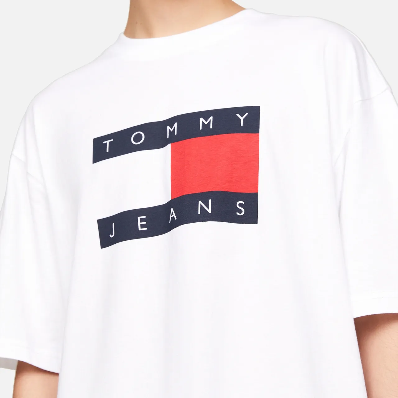 Tommy Jeans Logo Oversized Cotton T-Shirt