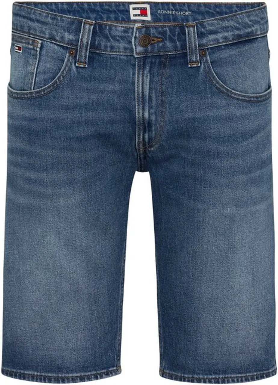 Tommy Jeans Plus Jeansshorts PLUS RONNIE SHORT Große Größen, mit Used-Effekten