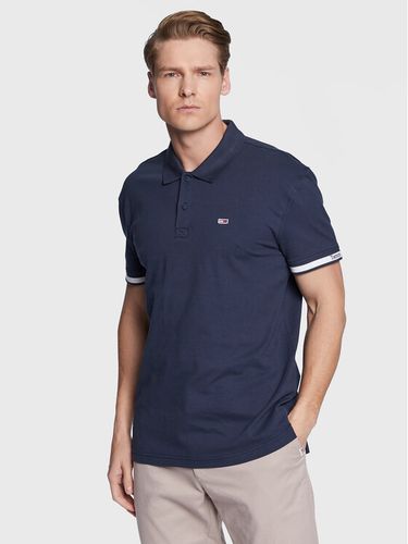 Tommy Jeans Polohemd Classic Essential DM0DM15751 Dunkelblau Relaxed Fit