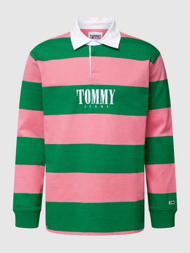 Tommy Jeans Poloshirt mit Blockstreifen Modell 'RLXD AUTHENTIC RUGBY'