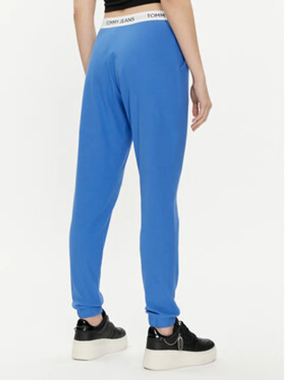 Tommy Jeans Pyjamahose UW0UW05154 Blau Regular Fit