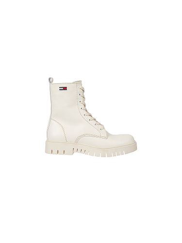 TOMMY JEANS Schnürboots weiss | 40
