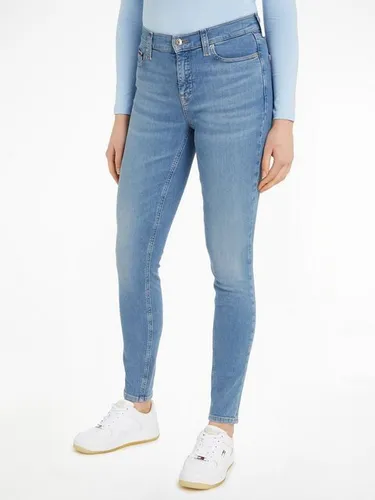 Tommy Jeans Skinny-fit-Jeans mit dezenten Label-Applikationen