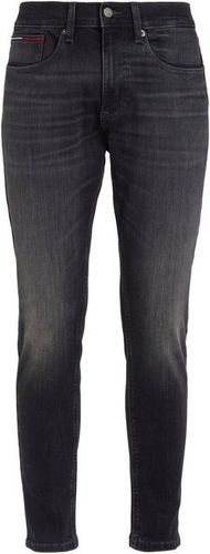Tommy Jeans Slim-fit-Jeans »AUSTIN SLIM TPRD« mit Lederbadge
