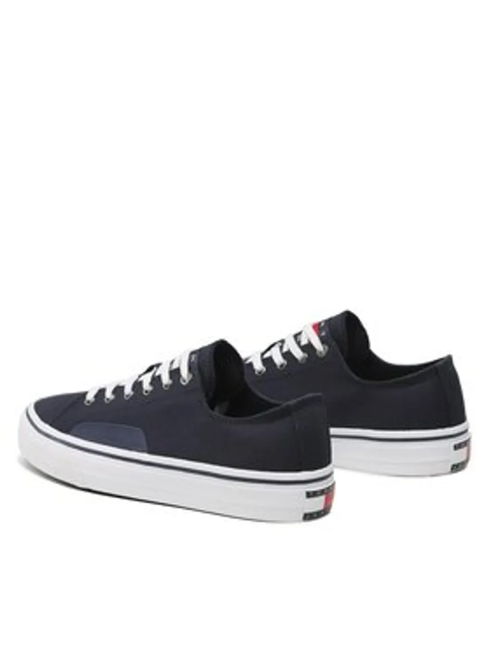 Tommy Jeans Sneakers aus Stoff Skate Canvas Ess EM0EM01175 Dunkelblau