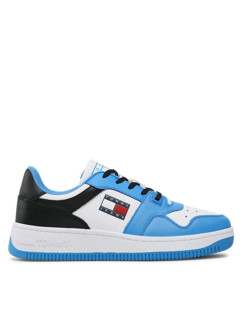 Tommy Jeans Sneakers Basket Leather EM0EM01162 Blau