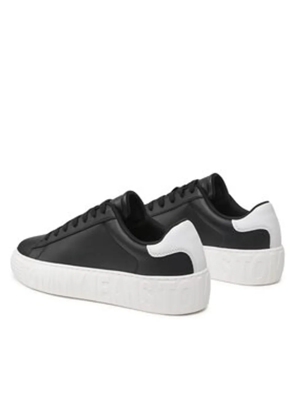 Tommy Jeans Sneakers Leather Outsole EM0EM01159 Schwarz