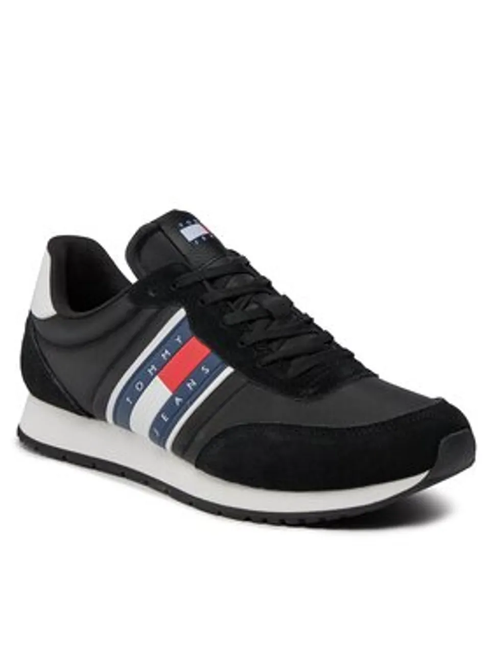 Tommy Jeans Sneakers Tjm Runner Casual Ess EM0EM01351 Schwarz
