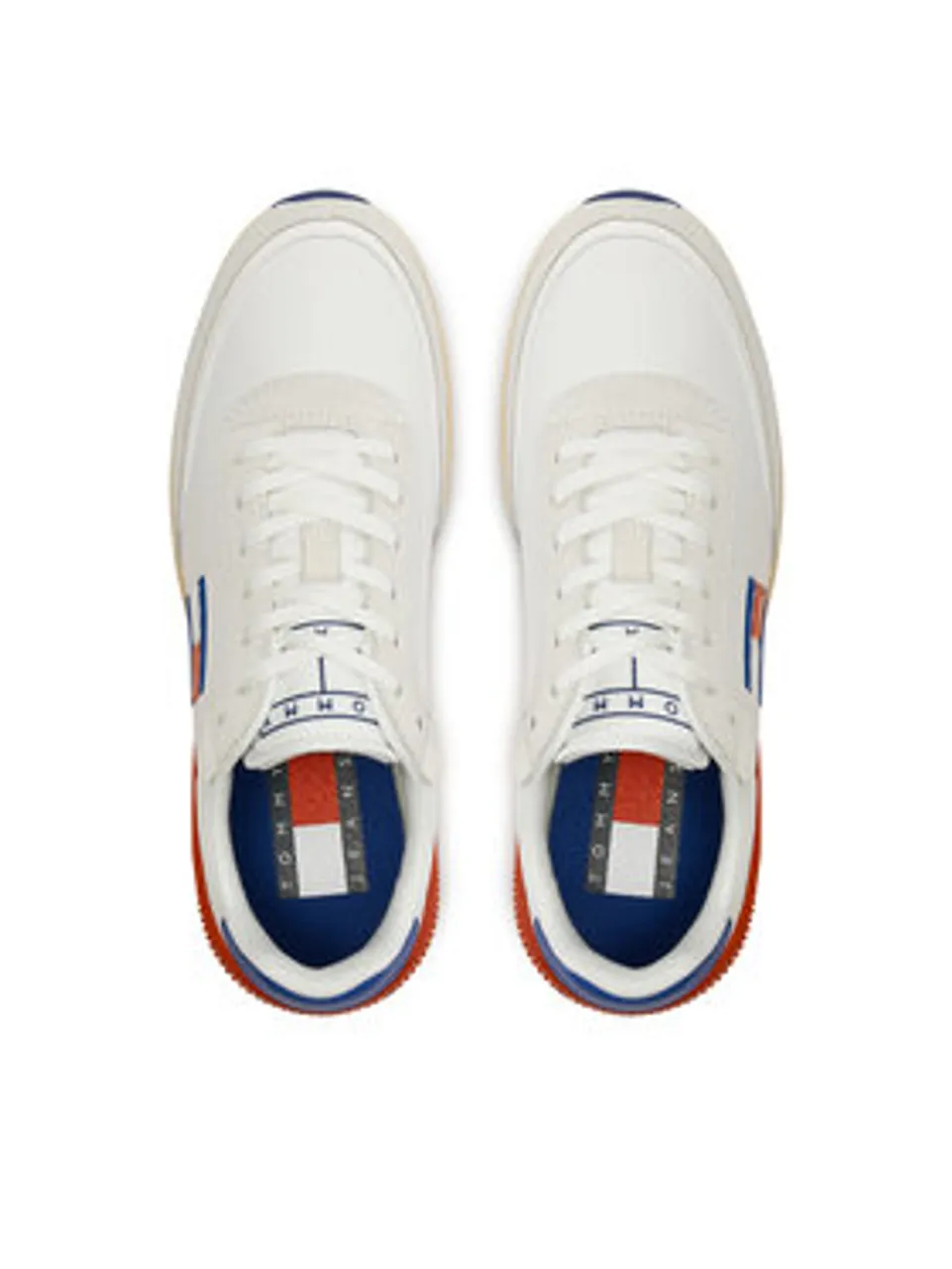 Tommy Jeans Sneakers Tjm Tech Runner Material Mix EM0EM01300 Weiß