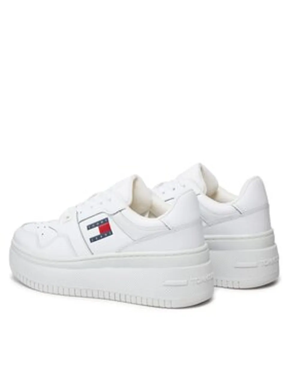 Tommy Jeans Sneakers Tjw Retro Basket Flatform Ess EN0EN02506 Weiß