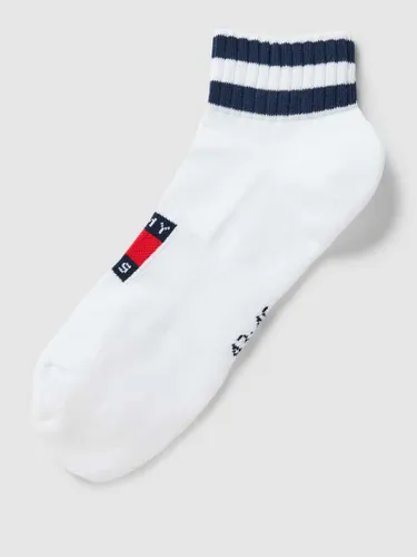 Tommy Jeans Socken mit Logo-Stitching Modell 'QUARTER' in Weiss