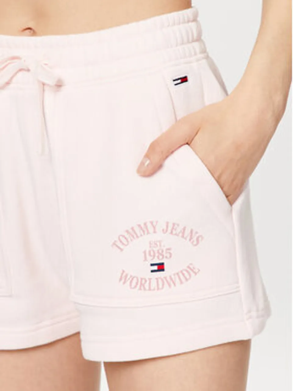 Tommy Jeans Sportshorts DW0DW15870 Rosa Relaxed Fit