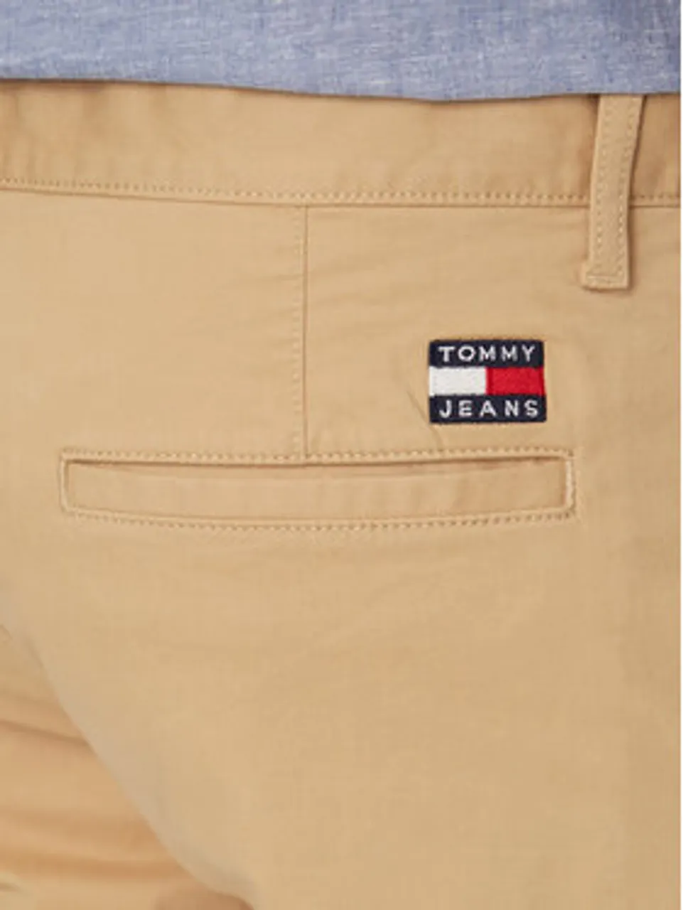 Tommy Jeans Stoffshorts Scanton DM0DM18812 Beige Regular Fit
