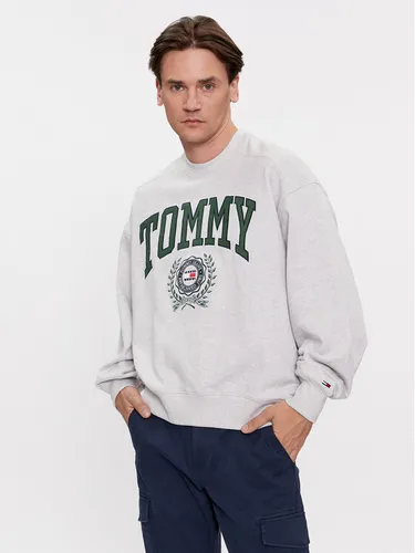 Tommy Jeans Sweatshirt College Graphic DM0DM16804 Grau Boxy Fit