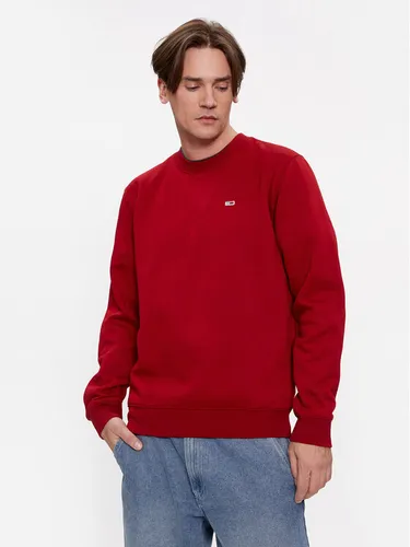 Tommy Jeans Sweatshirt DM0DM09591 Rot Regular Fit