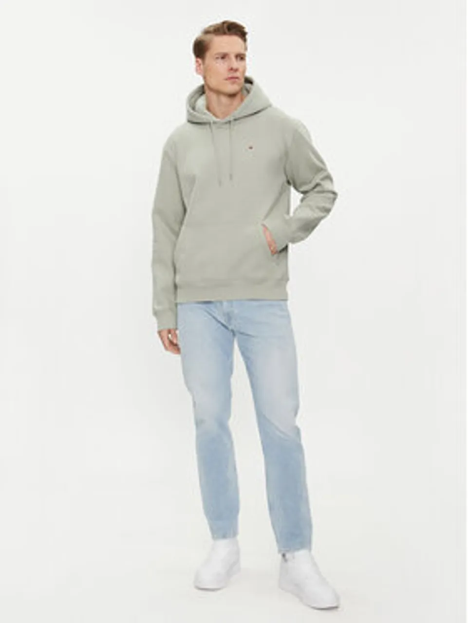 Tommy Jeans Sweatshirt DM0DM09593 Grau Regular Fit