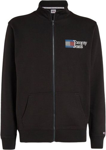 Tommy Jeans Sweatshirt TJM REG ENTRY FULL ZIP mit Logodruck