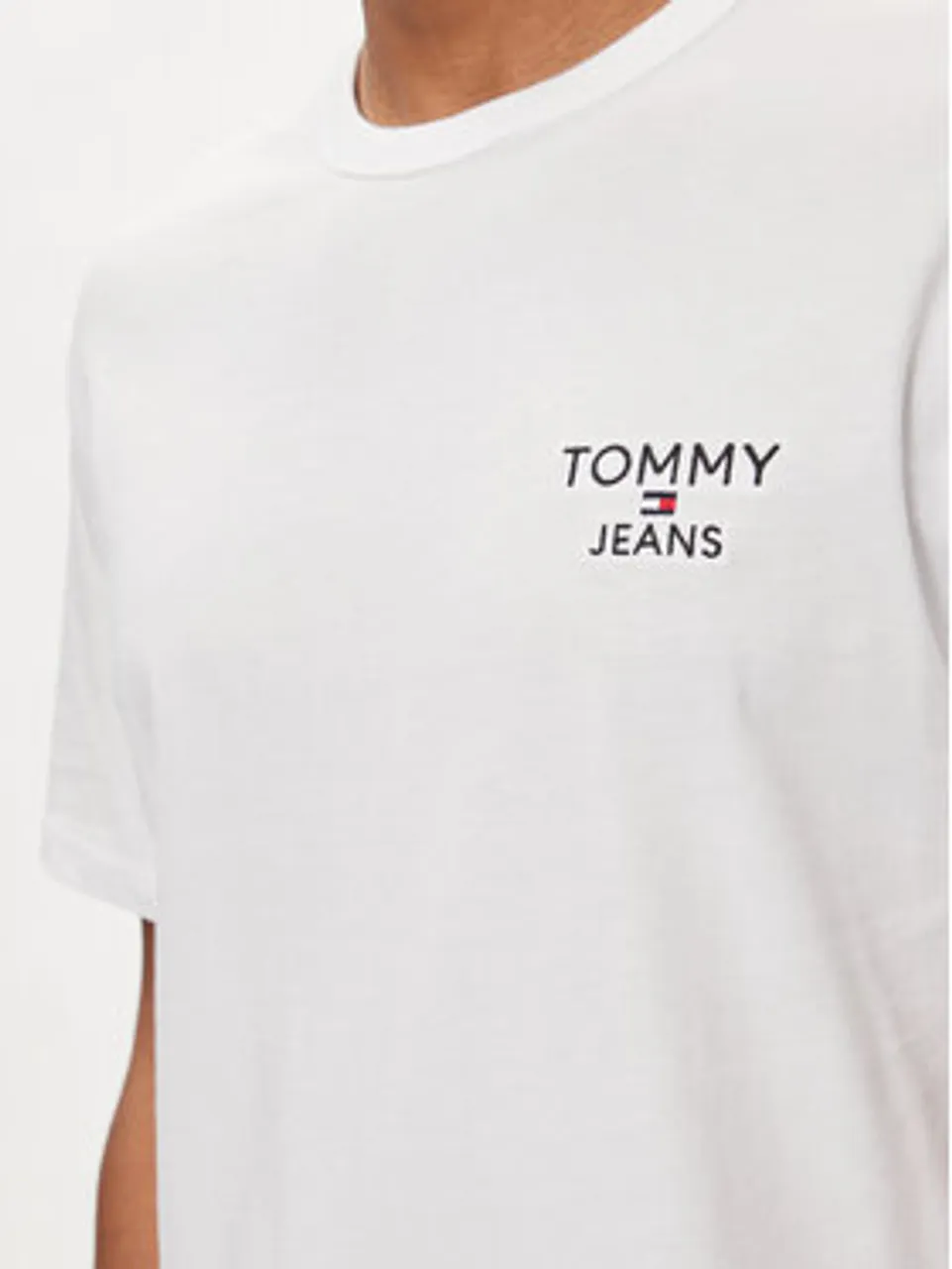 Tommy Jeans T-Shirt DM0DM18872 Weiß Regular Fit