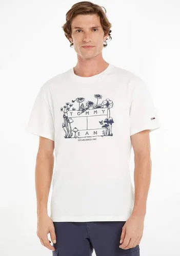 Tommy Jeans T-Shirt TJM HOMEGROWN WILD FLOWER TEE mit botanischem Logodruck