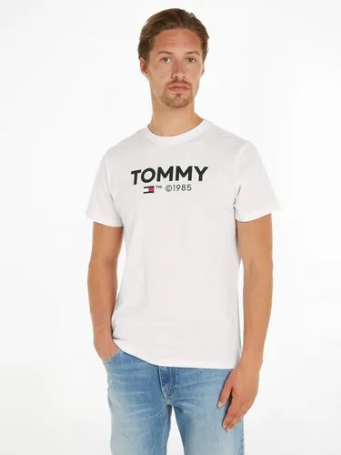 Tommy Jeans T-Shirt TJM SLIM 2PACK S/S TOMMY DNA TEE mit großem Tommy Hilfiger Druck auf der Brust