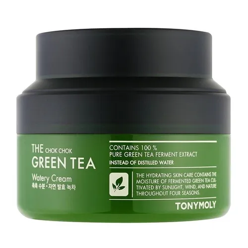 Tonymoly - The Chok Chok Green Tea Watery Cream Gesichtscreme 60 ml