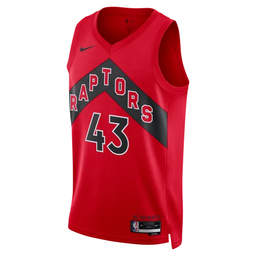 Toronto Raptors Icon Edition 2022/23 Nike Dri-FIT NBA Swingman Trikot für Herren - Rot