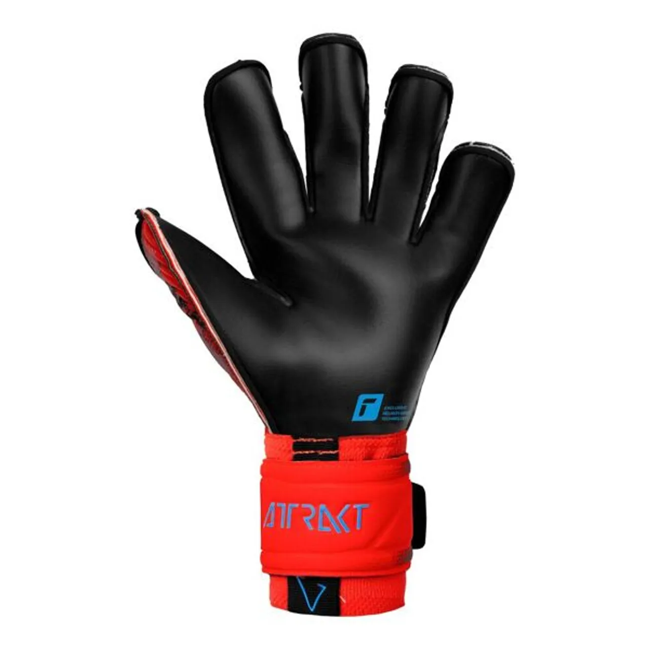 Torwarthandschuhe REUSCH "Attrakt Gold X Evolution Cut" Gr. 8,5, rot Damen Handschuhe Sporthandschuhe mit hervorragendem Grip