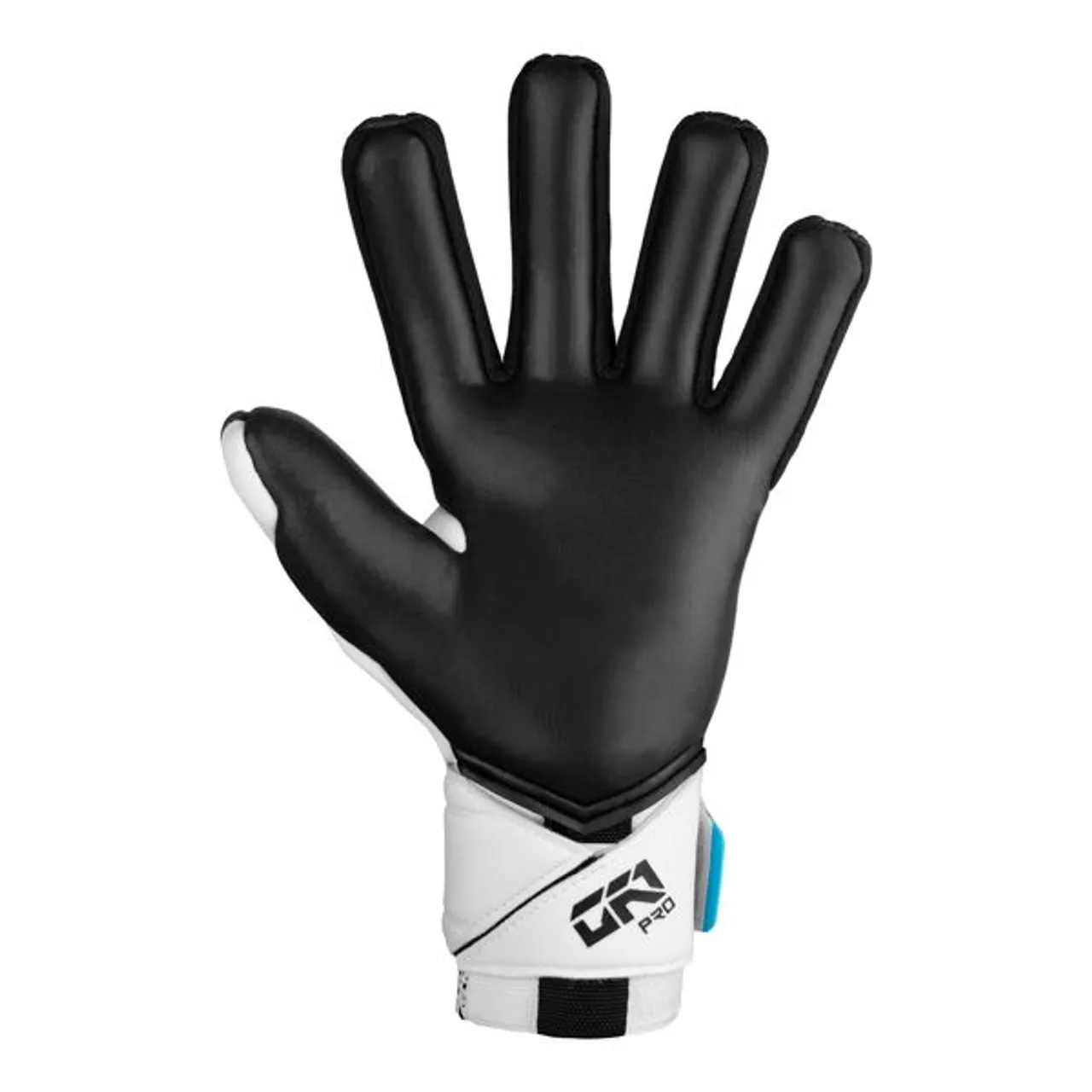 Torwarthandschuhe REUSCH "Reusch GK1 Pro" Gr. 7, weiß (weiß, blau) Damen Handschuhe Sporthandschuhe