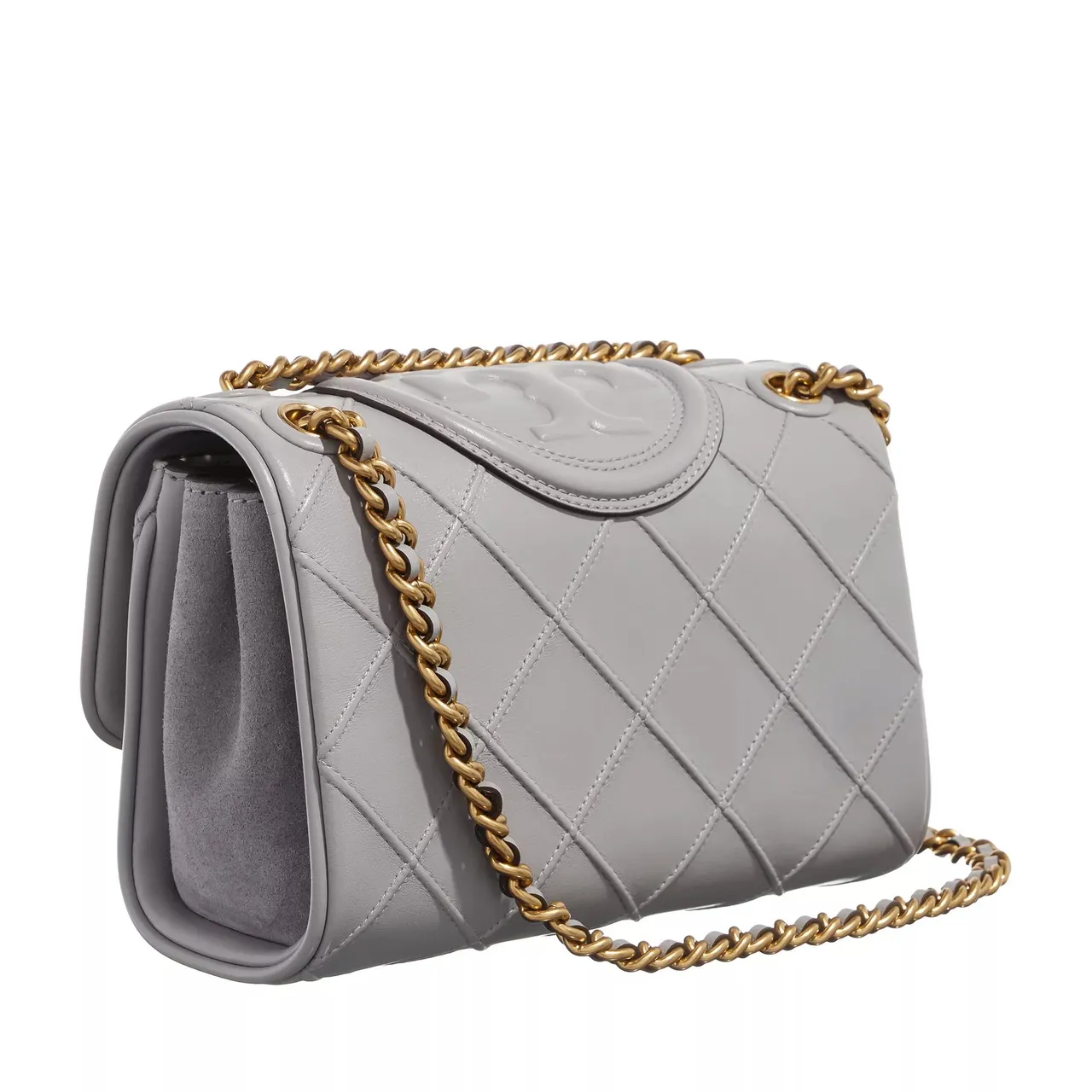 Tory Burch Crossbody Bags - Fleming Soft Small Convertible Shoulder Bag - Gr. unisize - in Grau - für Damen