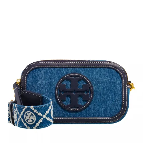 Tory Burch Crossbody Bags - Miller Denim Mini Crossbody Bag - Gr. unisize - in Blau - für Damen