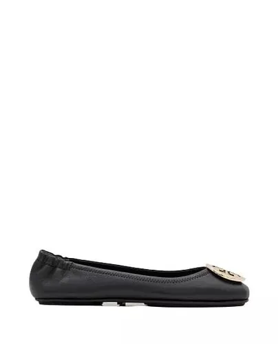 Tory Burch Loafers & Ballerinas - Minnie Travel Ballet With Metal Logo