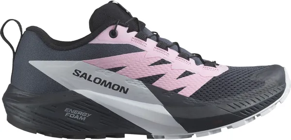 Trailrunningschuh SALOMON "SENSE RIDE 5 W" Gr. 38, rosa (grau, mint) Schuhe Laufschuh Sportschuh Sneaker