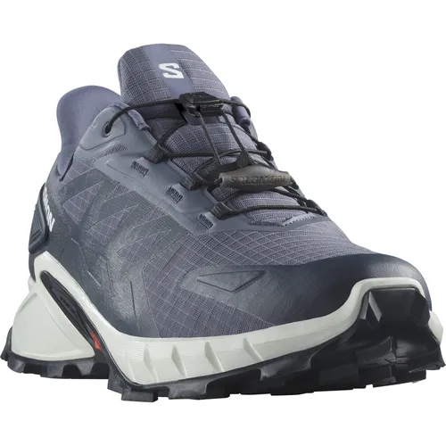 Trailrunningschuh SALOMON "SUPERCROSS 4 GORE-TEX" Gr. 42, grau (carbon) Schuhe Damen Outdoor-Schuhe