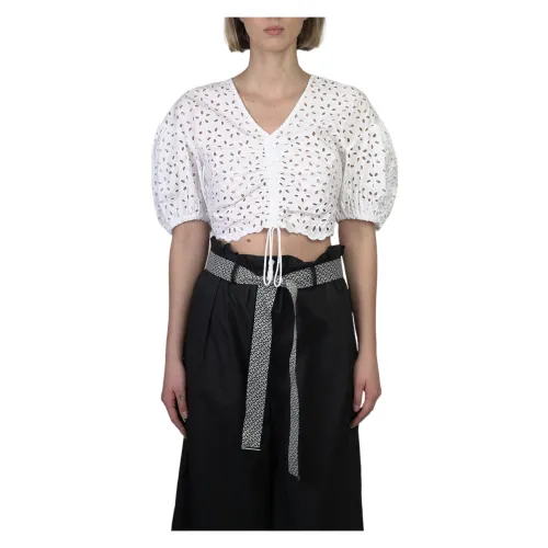 Tramato Broderie Anglaise Top Pinko