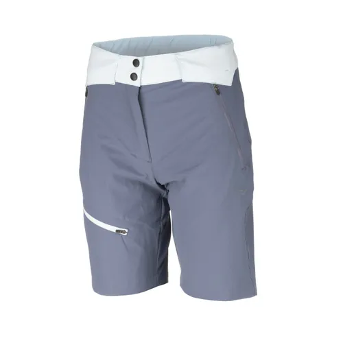 Traunstein Miami Bermuda Pants Damen Wanderhose grau/blau