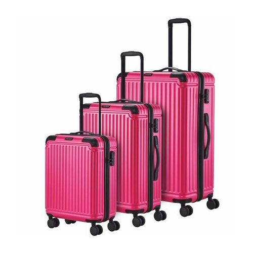 Travelite Cruise 4-Rollen Kofferset 3tlg. pink