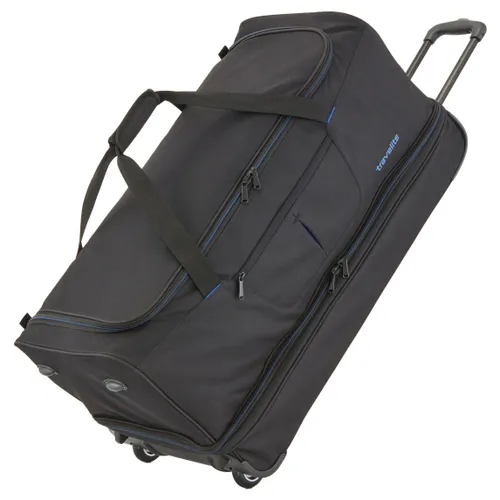 Travelite Reisetasche mit Rollen Basics exp. 98l schwarz/blau