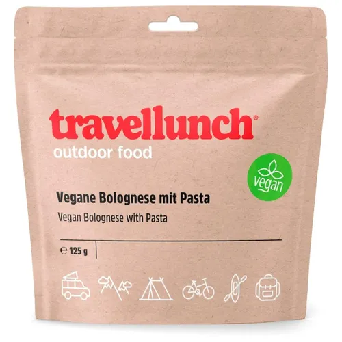Travellunch - Veggie-Bolognese mit Pasta - Vegetarisch Gr 125 g;250 g