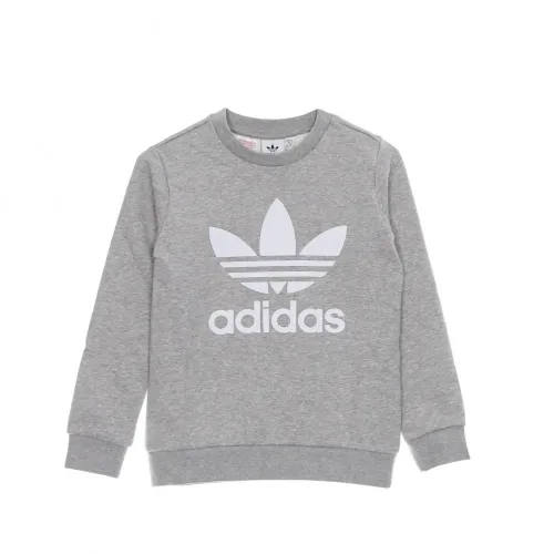 Trefoil Crewneck Sweatshirt - Medium Grey Heather Adidas