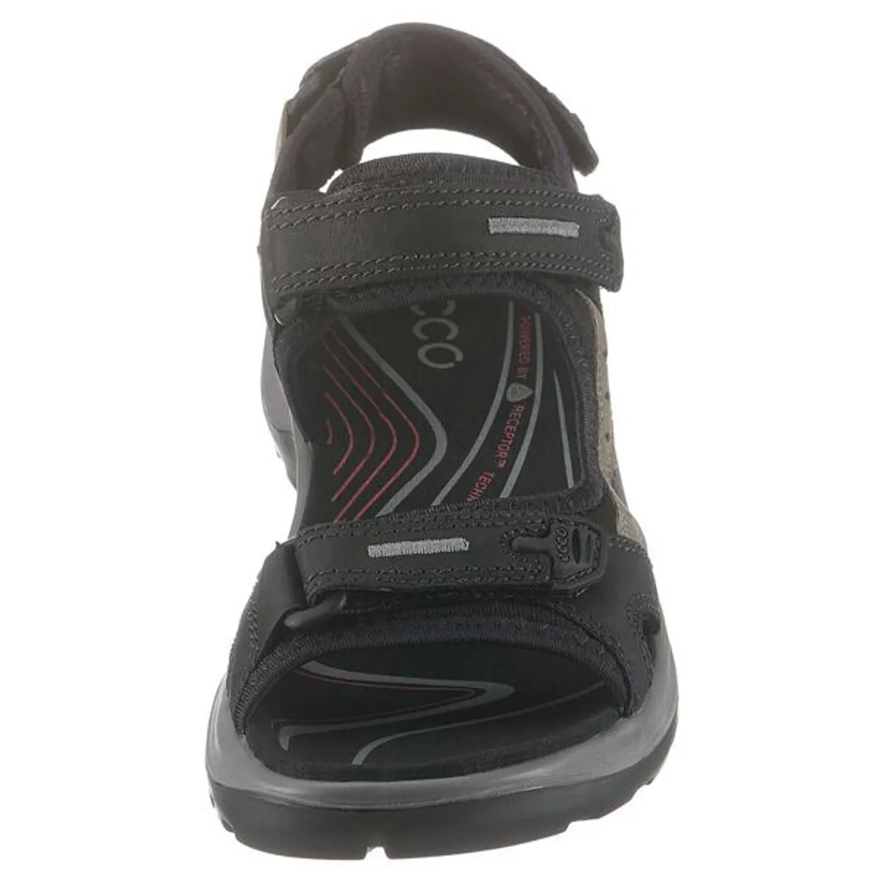 Trekkingsandale ECCO "OFFROAD" Gr. 36, schwarz (schwarz, grau) Damen Schuhe