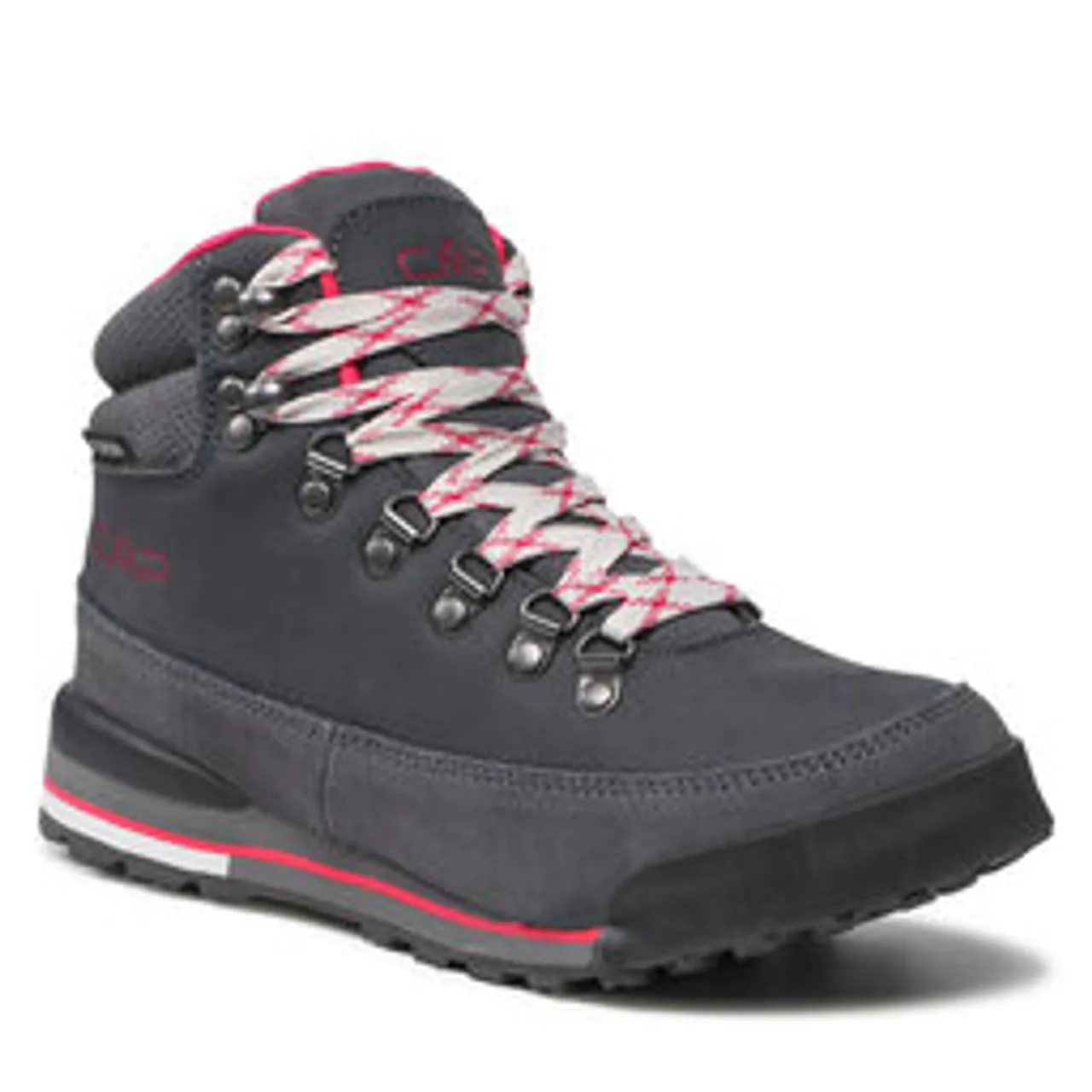 Trekkingschuhe CMP Heka Wmn Hiking Shoes Wp 3Q49556 Titanio/Begonia