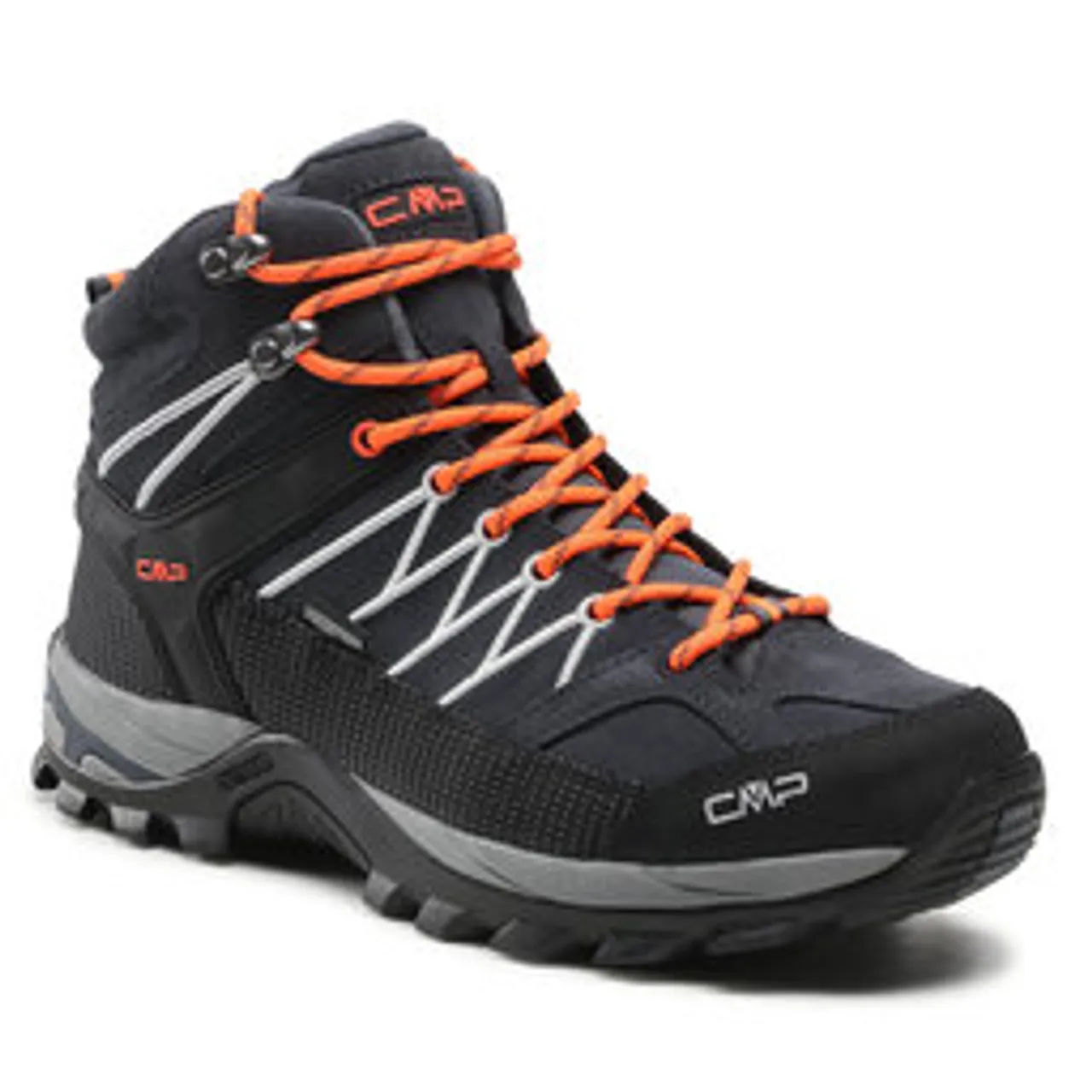 Trekkingschuhe CMP Rigel Mid Trekking Shoe Wp 3Q12947 Antracite/Flash Orange 56UE