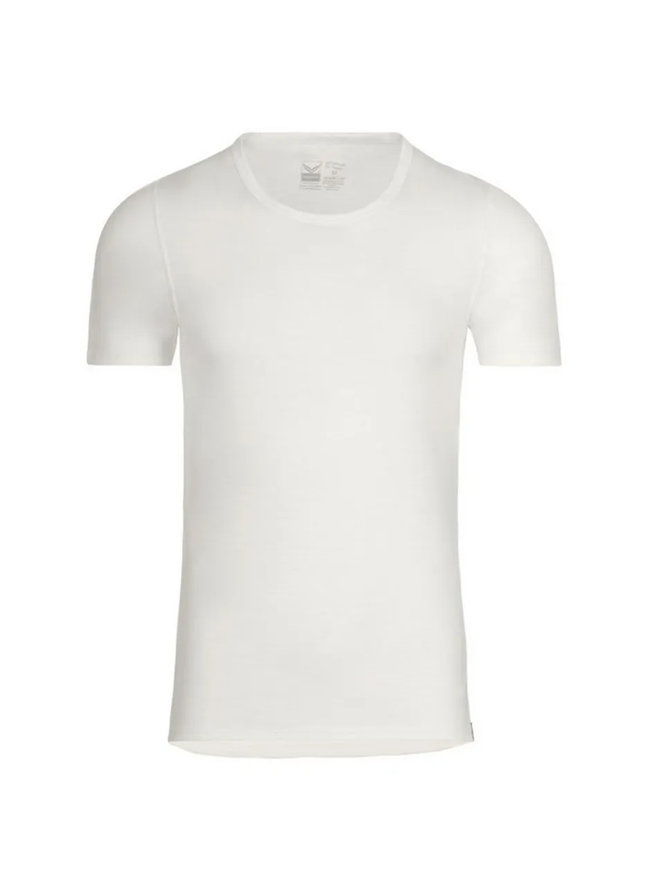 Trigema Kurzarmshirt TRIGEMA T-Shirt aus Merinowolle (1-tlg)