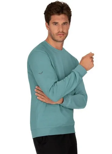 Trigema Sweatshirt TRIGEMA Sweatshirt aus Biobaumwolle