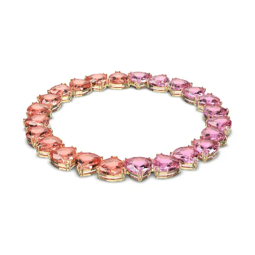 Trillion-Schliff Halskette in Rose-Pink Swarovski