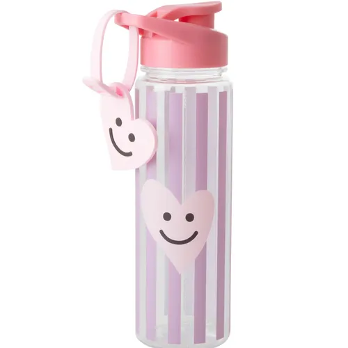 Trinkflasche HAPPY HEART 0,5l in rosa